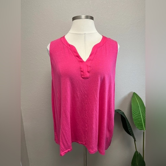 Nic & Zoe Pink Tank - Size 3X (22/24) - Picture 1 of 3